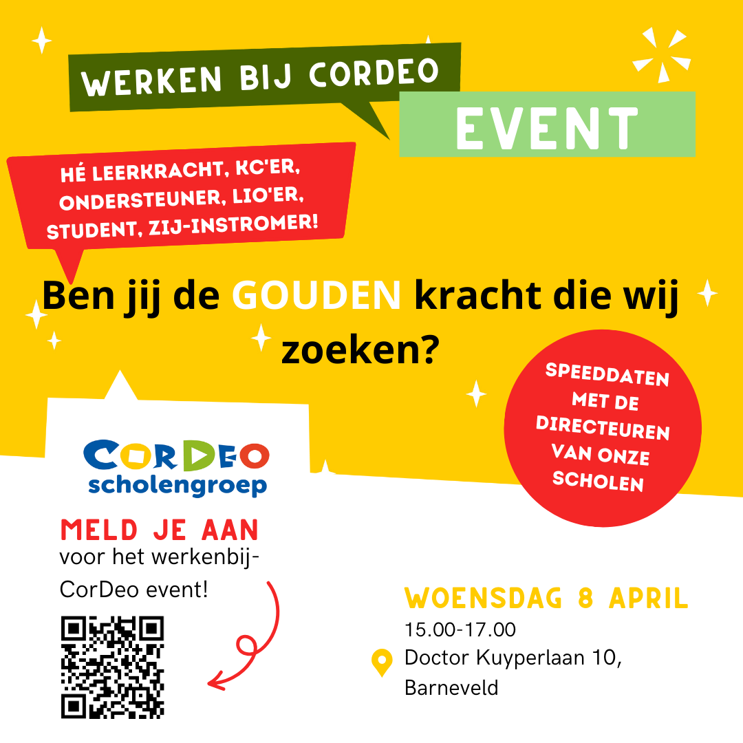 Werken bij CorDeo event